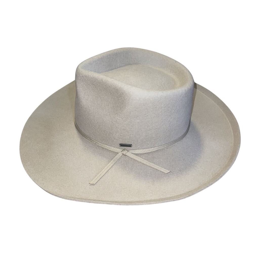 Brixton Marlow Rancher Hat Sand Size Medium NWT 100% Wool Felt Adjustable